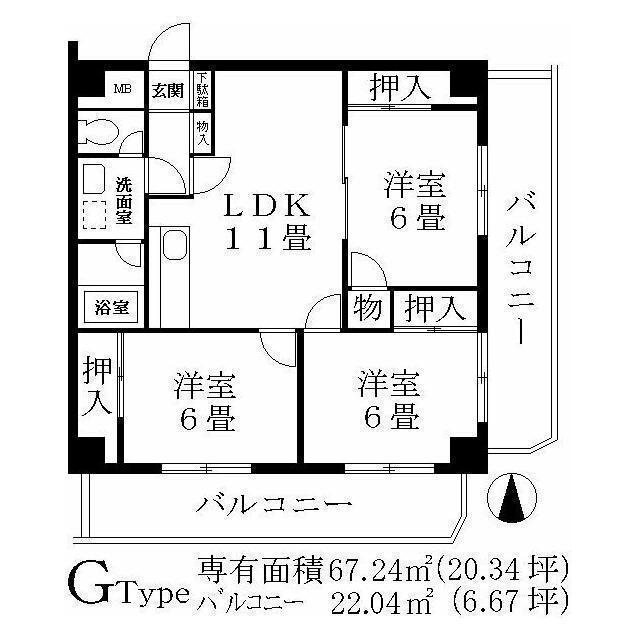 間取図/区画図: