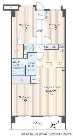 間取図/区画図:間取図