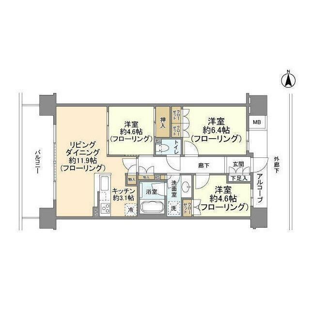 間取図/区画図: