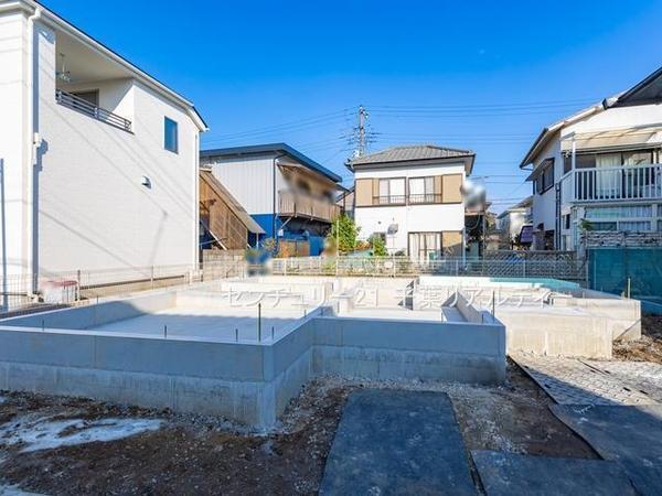 外観:完成は2022年1月予定！施工例のご見学できますので、お気軽にお問い合わせください。水曜日も営業！