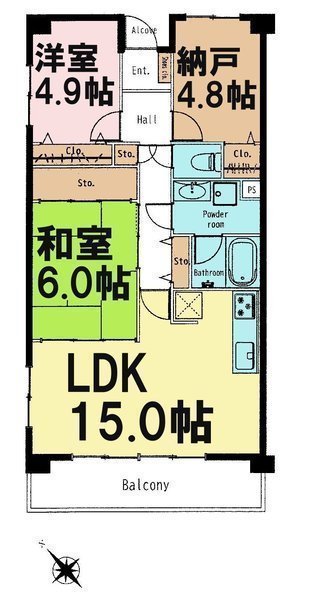 間取図/区画図:間取り図では、この物件の魅力はなかなか伝わらないかもしれません。いつでもご見学可能ですので、お気軽にお問合せ下さいませ。