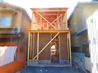 外観:上棟しました！順調に工事中です。（2023年9月24日撮影）