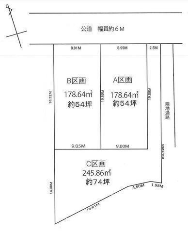 間取図/区画図: