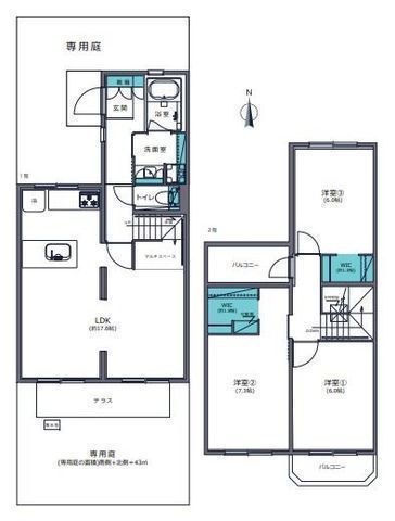 間取図/区画図:間取図