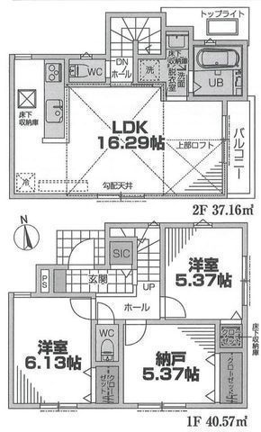 間取図/区画図:間取図