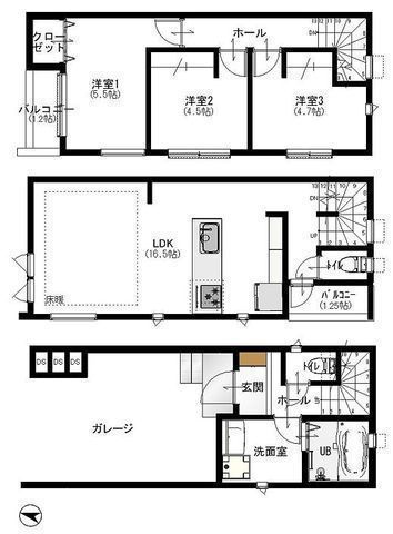 間取図/区画図: