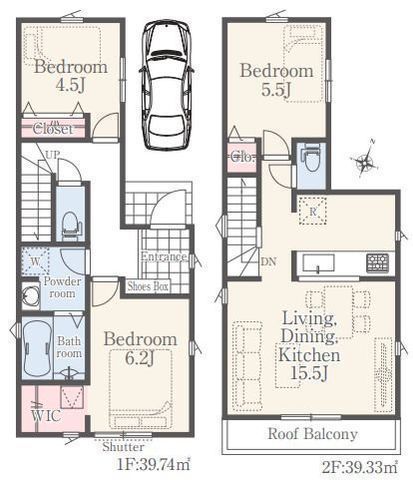 間取図/区画図:間取図