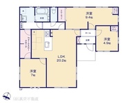 間取図/区画図:図面と異なる場合は現況を優先