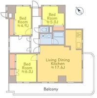間取図/区画図:【5階南西角部屋、L字バルコニーにつき陽当たり・眺望・通風良好です！】ペット飼養可！駅まで徒歩圏内で通勤通学に便利！リフォーム済みで即内覧できます！