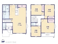間取図/区画図:図面と異なる場合は現況を優先