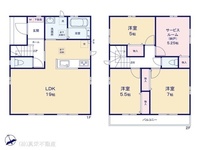 間取図/区画図:図面と異なる場合は現況を優先