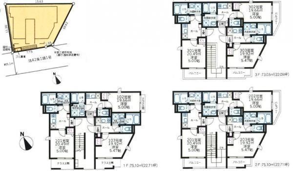 間取図/区画図: