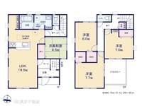 間取図/区画図:図面と異なる場合は現況を優先