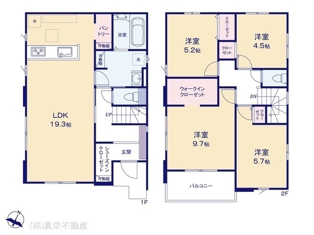 間取図/区画図:図面と異なる場合は現況を優先