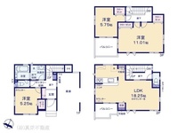 間取図/区画図:図面と異なる場合は現況を優先